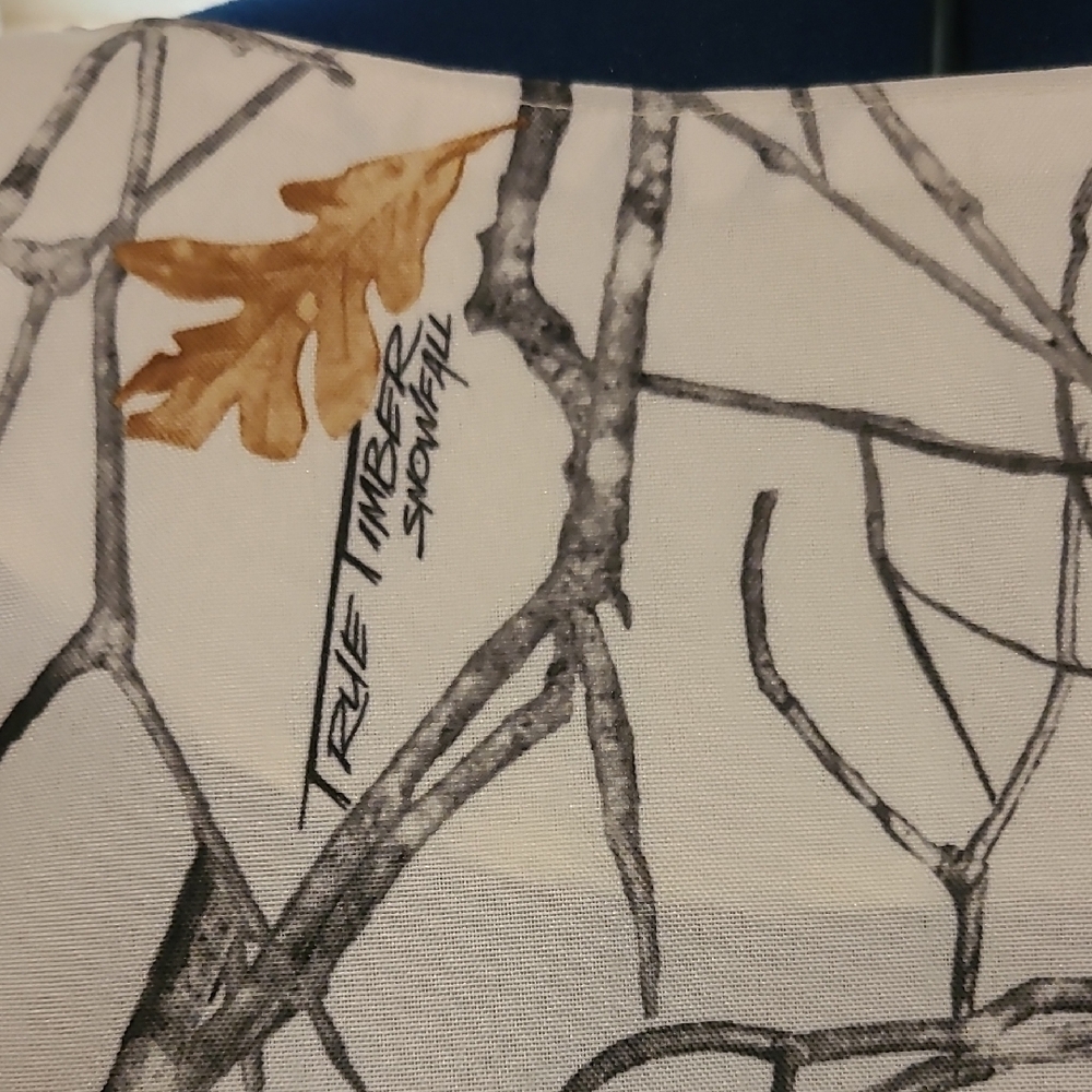 White and Brown Leaf Print Dress - Picture 3 of 11